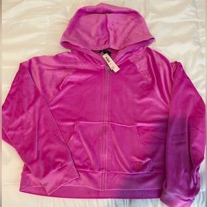 Victoria’s Secret Velour Full Zip Hoodie
